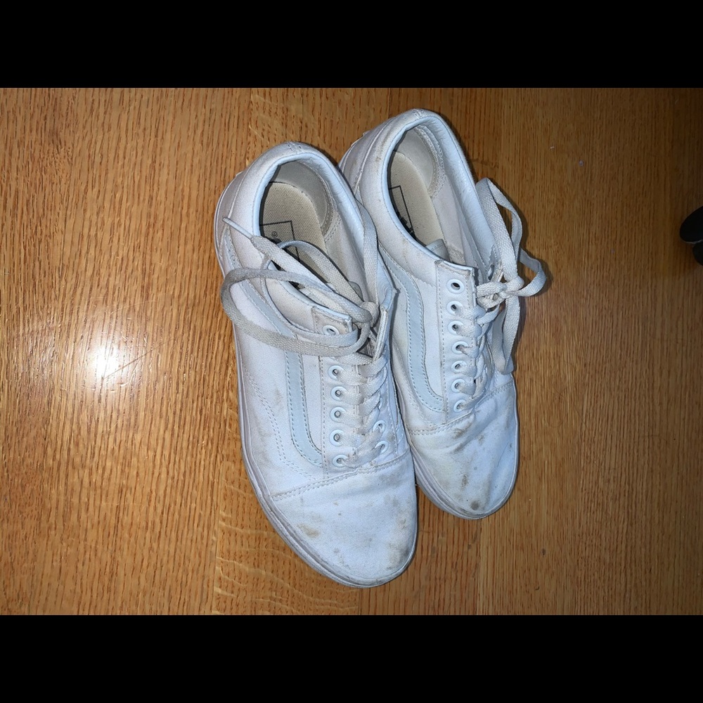White Vans Sneakers